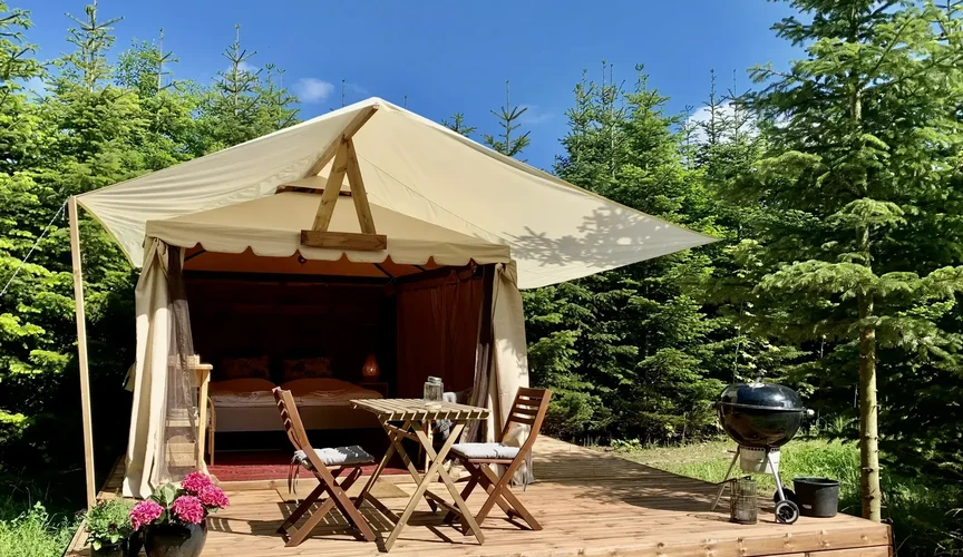 Glampingsted 1 på Sjælland