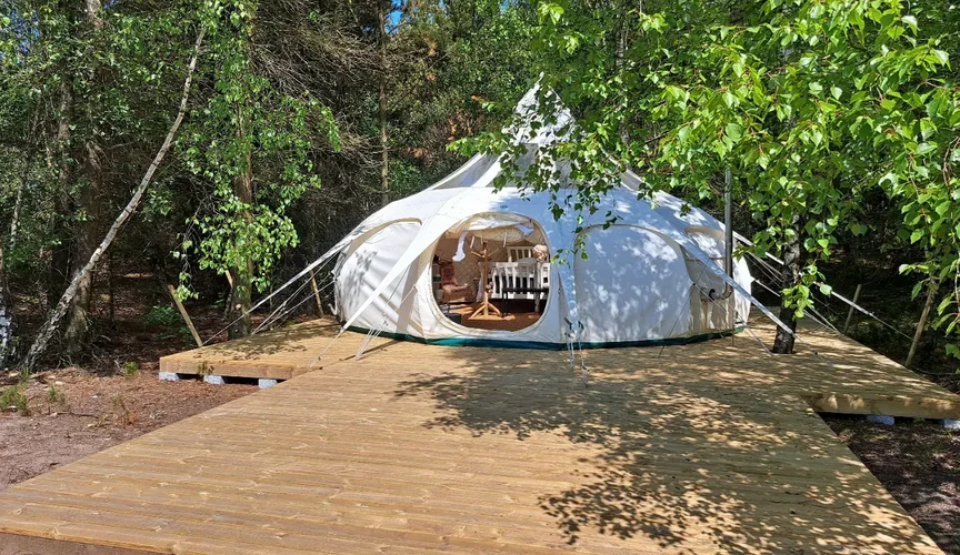Glampingsted 1 ved Herning