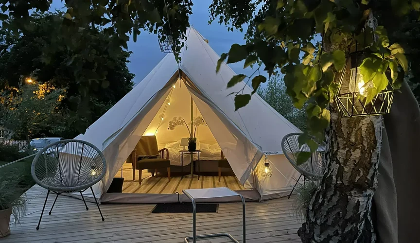 Glampingsted 1 i Skåne